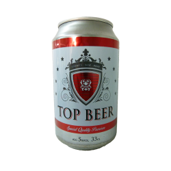 CERVEZA TOP BEER LATA 33CL