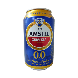 CERVEZA AMSTEL 0,0 LATA