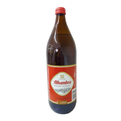 CERVEZA ALHAMBRA 1L