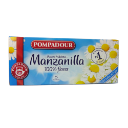 POMPADOUR MANZANILLA 25 BOLSAS