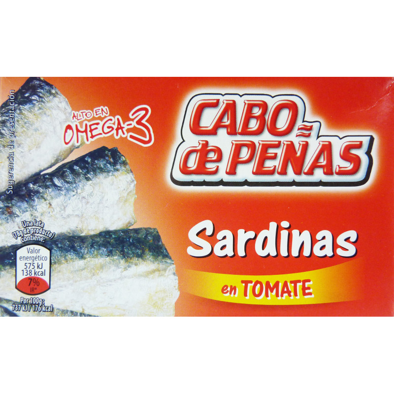 SARDINAS TOMATE CABO PEÑAS