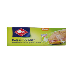 BOLSAS BOCADILLOS 50U ALBAL