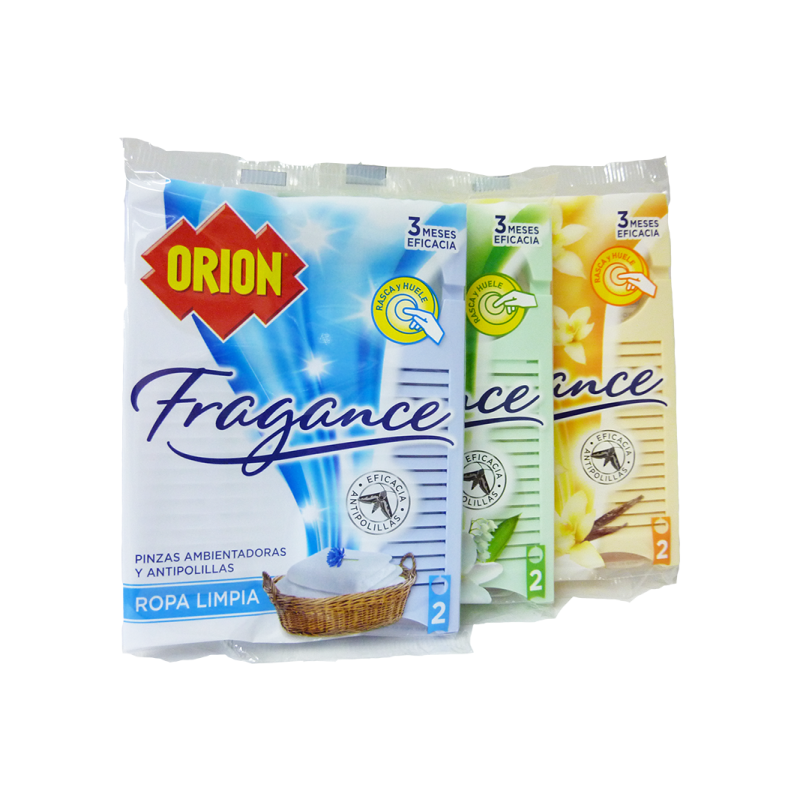 Orion Fragance Pinzas Ambientadoras Ropa Limpia Pinzas