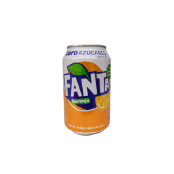 FANTA NARANJA ZERO LATA 33 CL.