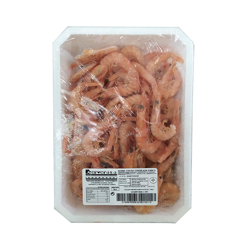 GAMBA COCIDA 500G CERVERA