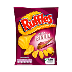 RUFLES JAMON/150GRS