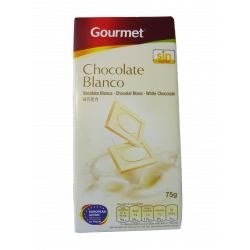 CHOCOLATE  BLANCO 75GRS.