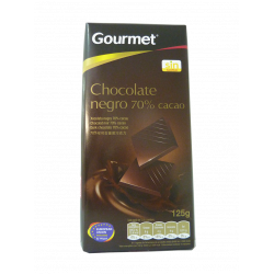 CHOCOLATE NEGRO 70% GOURMET