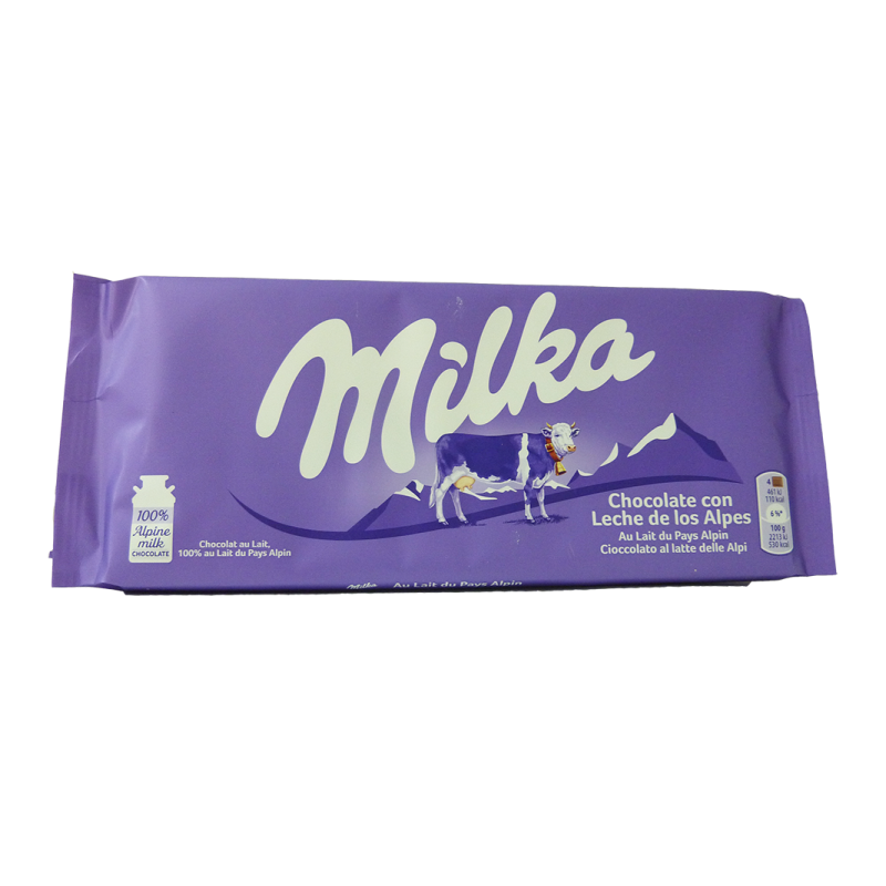 MILKA CON LECHE 90 GRS