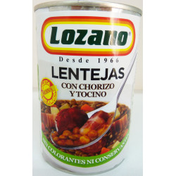 LENTEJAS CHORIZO LOZANO
