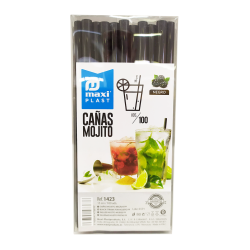 CAÑAS MOJITO NEGRAS
