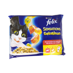 GELATINAS GATO FELIX CARNE