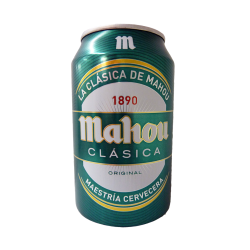 CERVEZA MAHOU LATA CLASICA