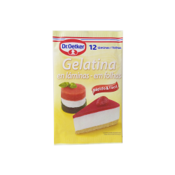 GELATINA LAMINAS 20 GRS...