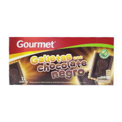 GALLETAS CHOC NEGRO GOURMET