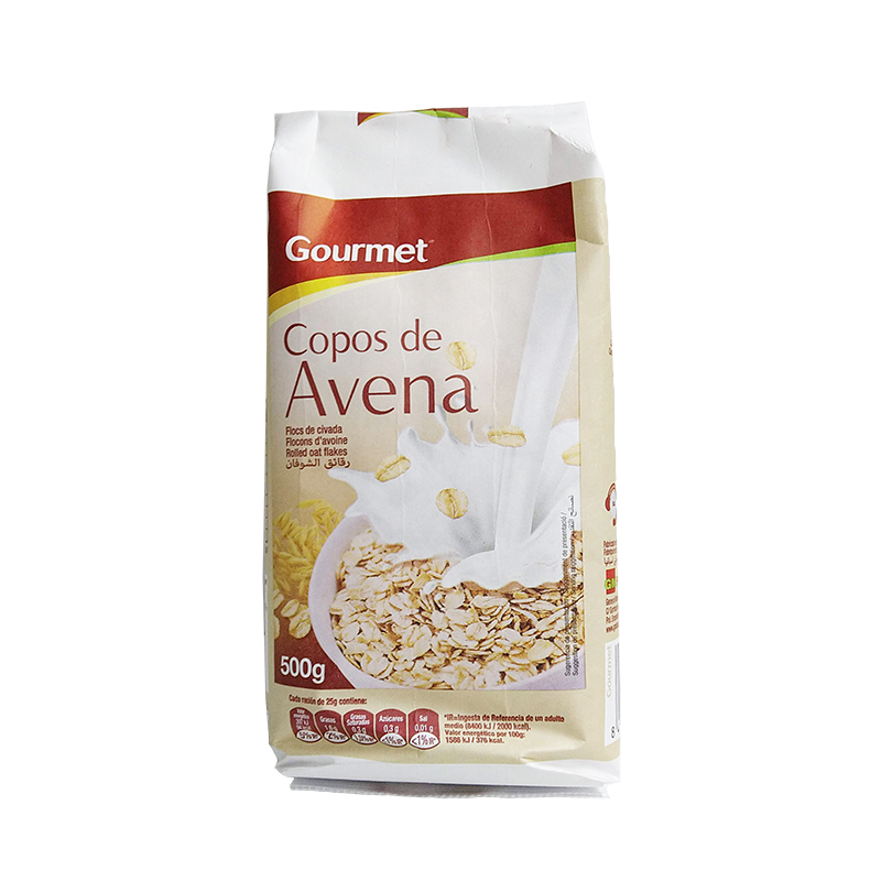 Copos de avena EROSKI, paquete 300 g