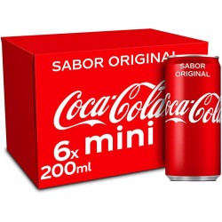 COCA COLA LATA 20 CL. PACK-6