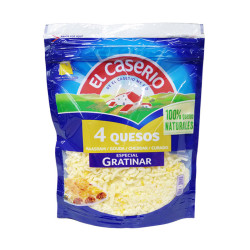 EL CASERIO RALLADO 4 QUESOS 120G