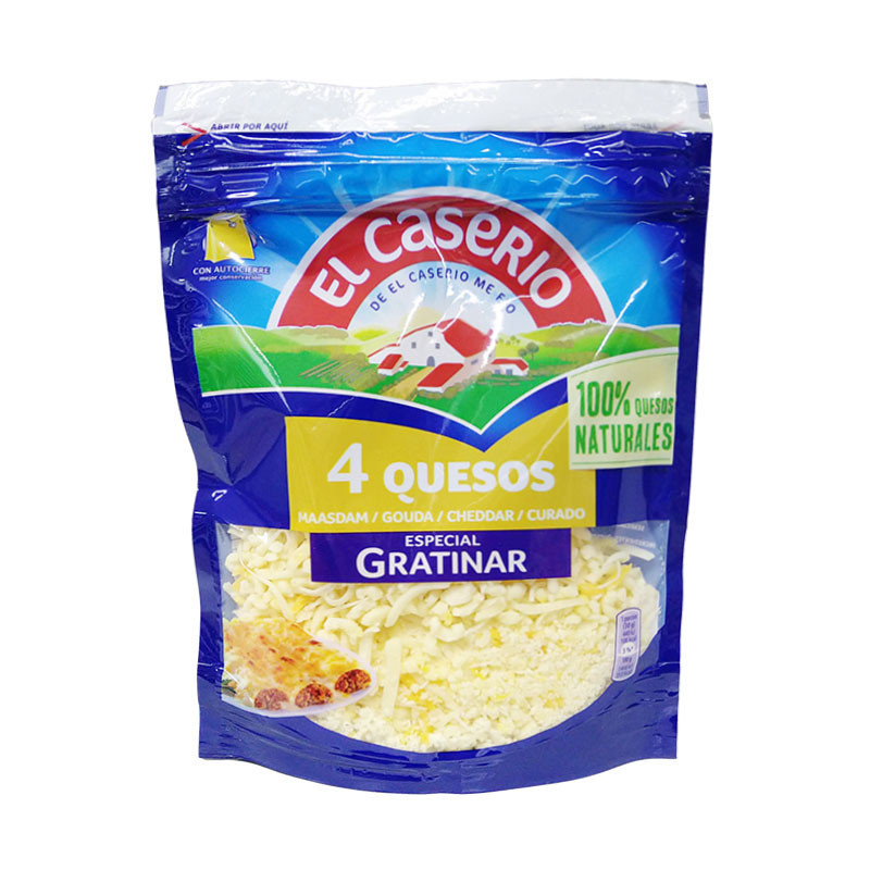 EL CASERIO RALLADO 4 QUESOS 120G
