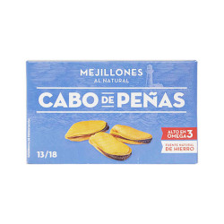 MEJILLON AL NATURAL CABO PEÑAS 13/18