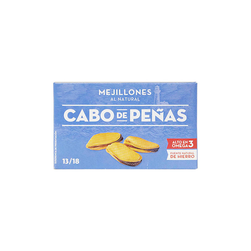 MEJILLON AL NATURAL CABO PEÑAS 13/18