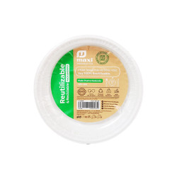 PLATO POSTRE 17CM-100UDS MAXI