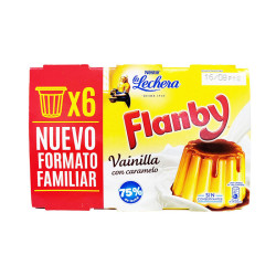 FLAN FLANBY VAINILLA P-6