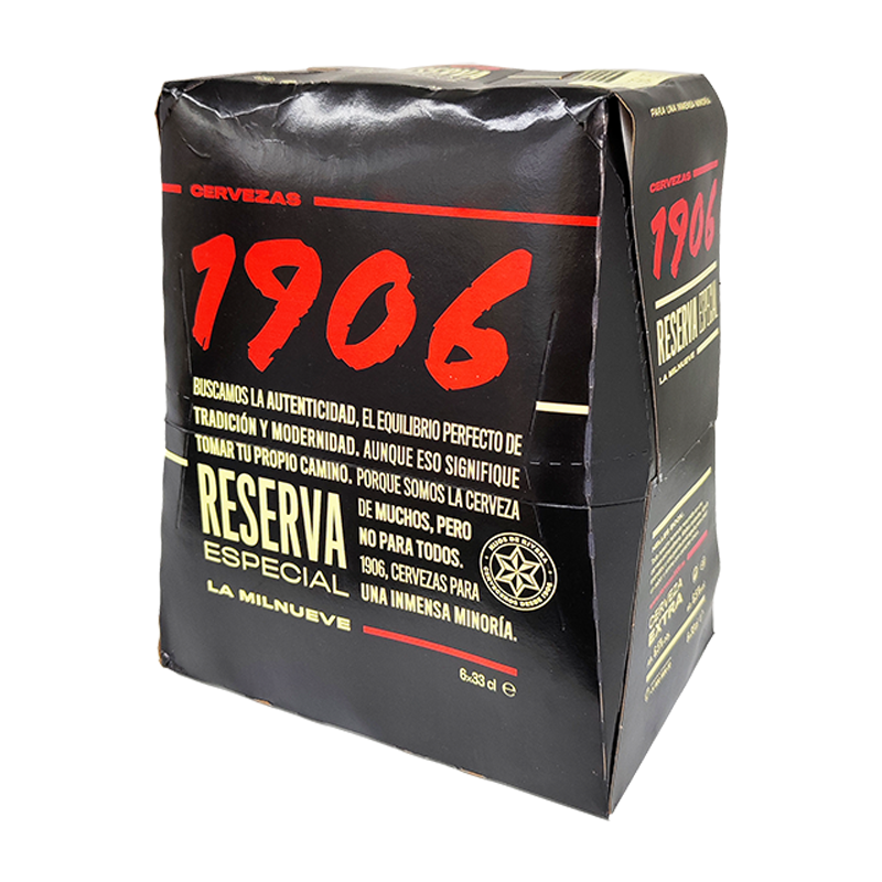 ESTRELLA GALICIA 1906 PACK-6 33 CL