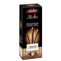 DELAVIUDA STICKS 3 CHOCOLATES
