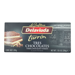 TURRON TRES CHOCOLATES...