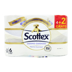 HIGIENICO SCOTTEX DERMO 4+