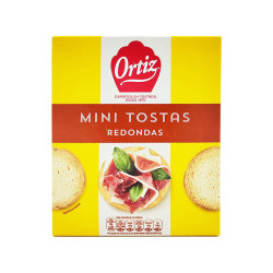 MINI TOSTAS REDONDAS ORTIZ