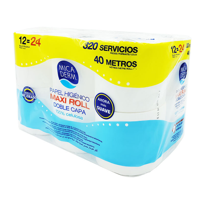 HIGIENICO 12 MICADERM MAXI 2 CAPAS