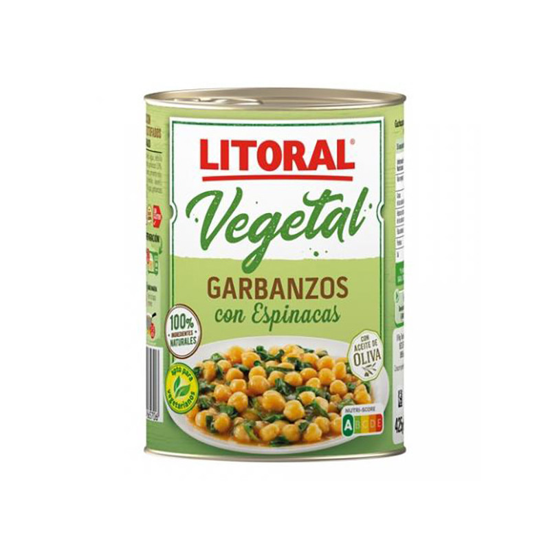 GARBANZOS CON ESPINACAS LITORAL