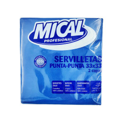 SERVILLETA AZUL 33X33 MICAL