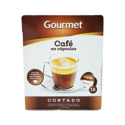 CAPSULAS GOURMET 16 CORTADO