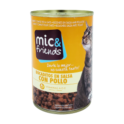 MIC GATOS 415G POLLO LATA