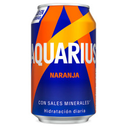 AQUARIUS NARANJA LATA 33 CL.