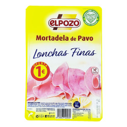 MORTADELA PAVO LONCHAS 90GR...
