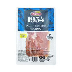 JAMON CURADO 80GRS EL POZO
