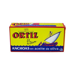 ANCHOA ACEITE OLIVA 1/8 ORTIZ