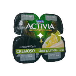 ACTIVIA CREMOSO LIMA LIMON