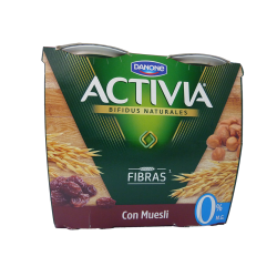 ACTIVIA 0% FIBRAS MUESLI