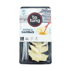 GYOZA DE GAMBA AL VAPOR