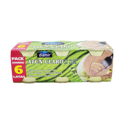 ATUN CLARO PACK-6 OLIVA DIAMIR