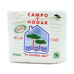 SERVILLETAS 33X33 1 CAPA