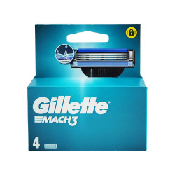 GILLETTE MACH-3, 4 RECAMBIOS