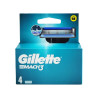GILLETTE MACH-3, 4 RECAMBIOS