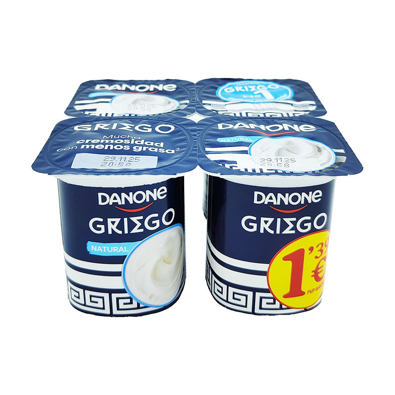 DANONE GRIEGO P-4 NATURAL