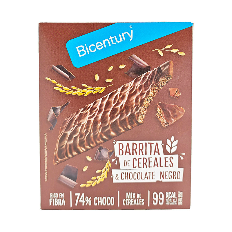 BICENTURY CHOC. NEGRO CEREALES